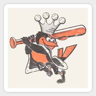 Baltimore Orioles - Vintage Baseball Fan Magnet